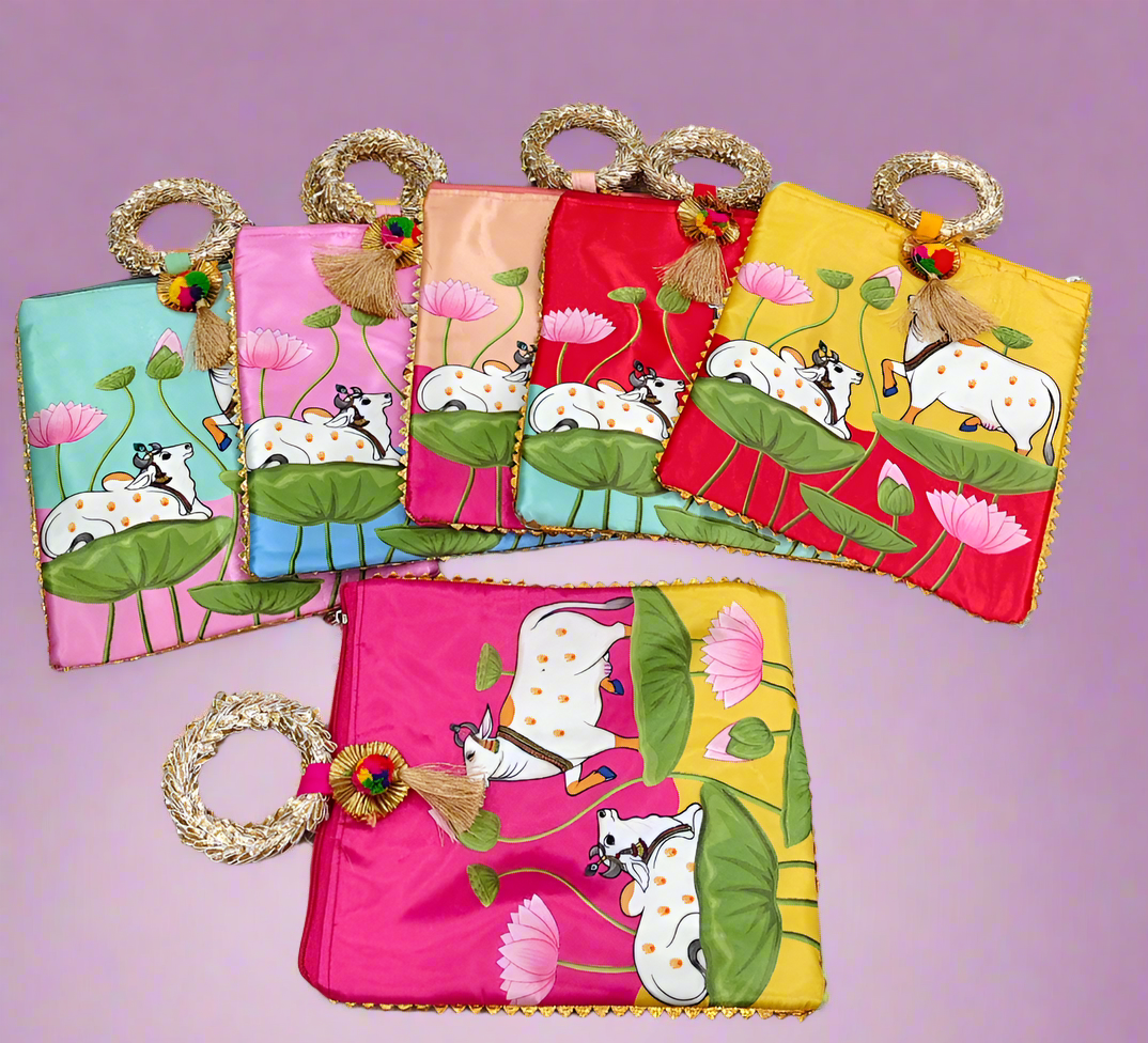 Embroidery Bag - Bangle Handle