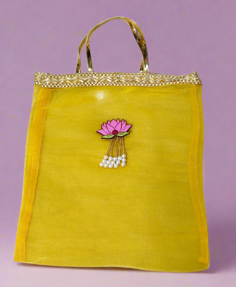 Lotus Organza Bag