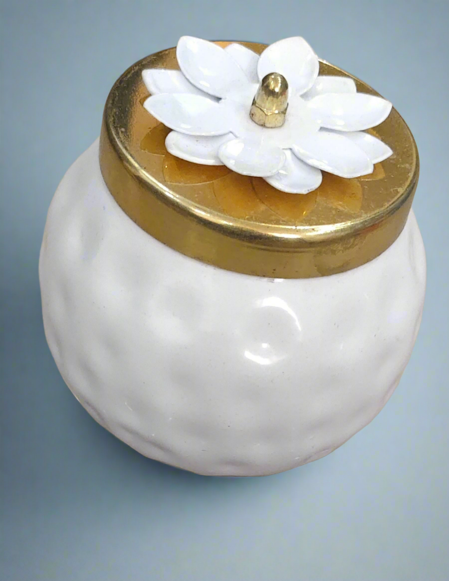White Jar 4"