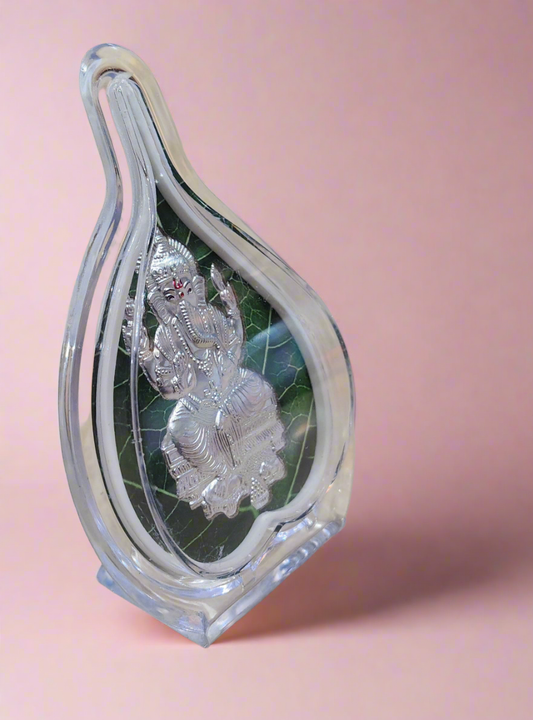 999 Ganesha Green Leaf Frame