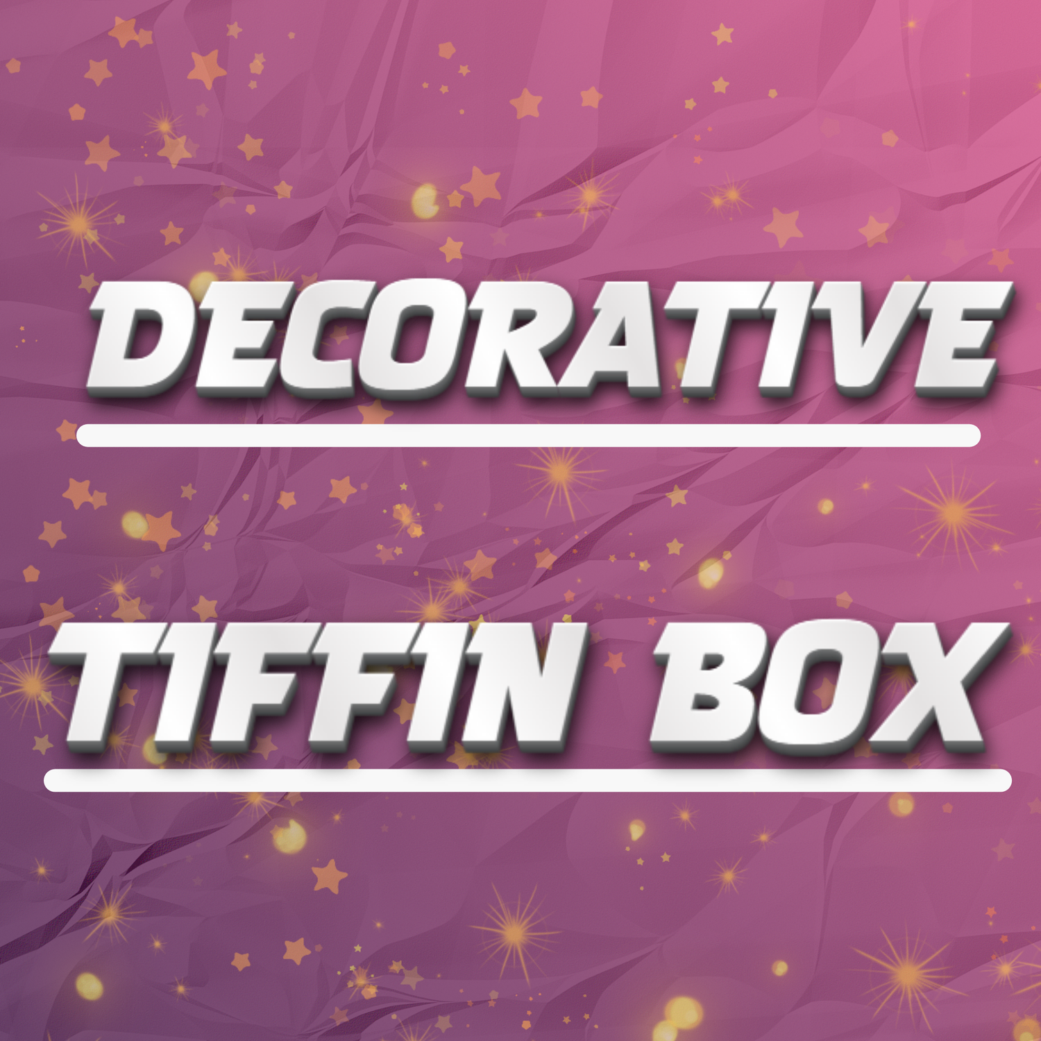 DECORATIVE TIFFIN BOX