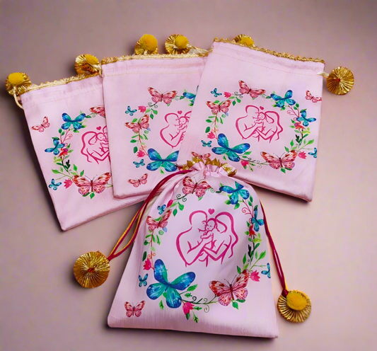 Baby Shower Pink Potli