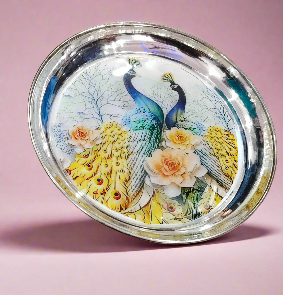 Peacock Digital Print Plates