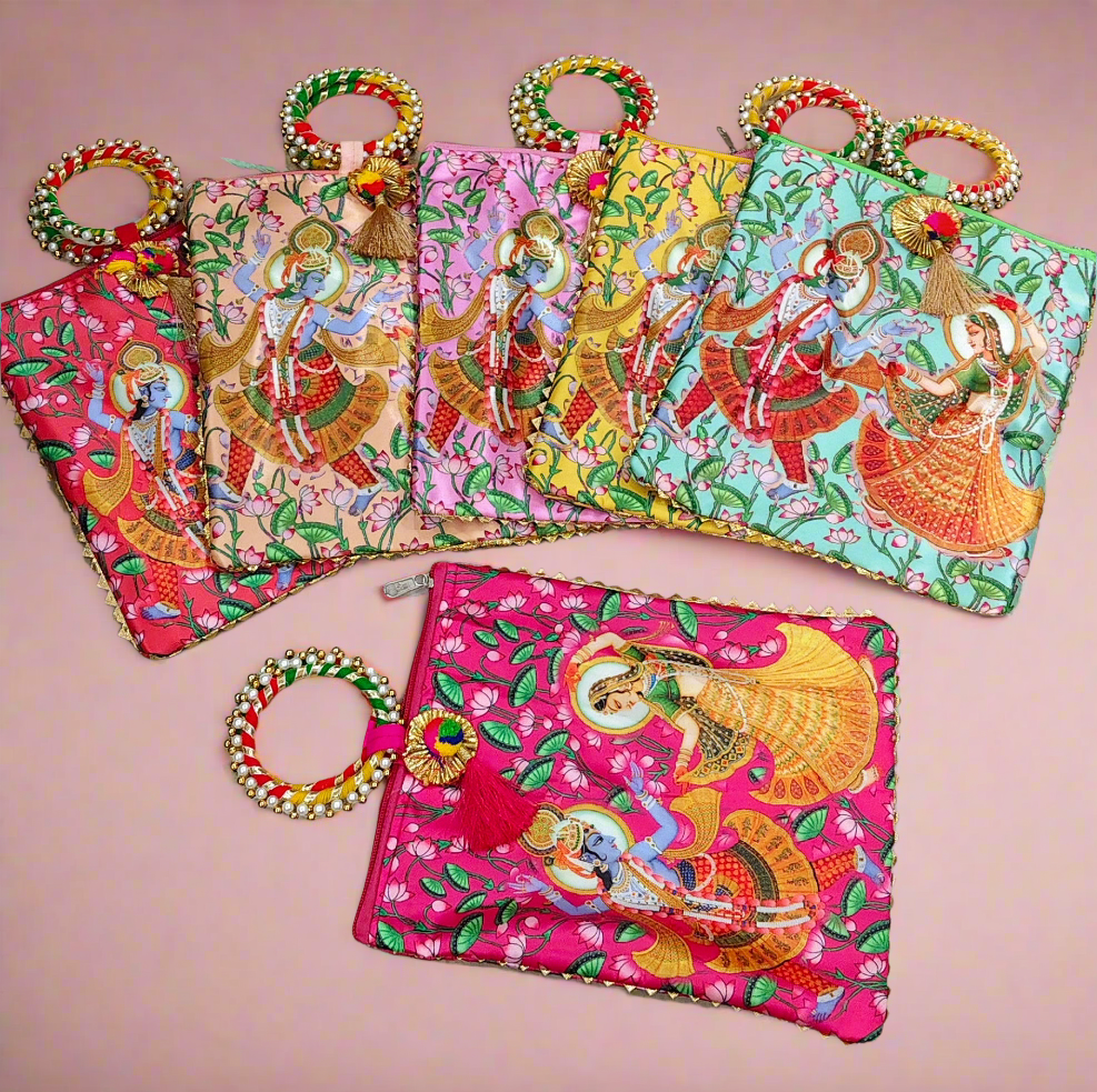 Embroidery Bag - Bangle Handle