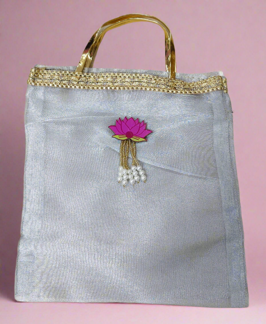 Lotus Organza Bag