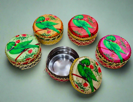 Parrot Fabric Tiffin Box