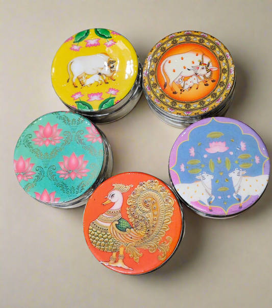PRINTED STEEL TIFFIN BOX