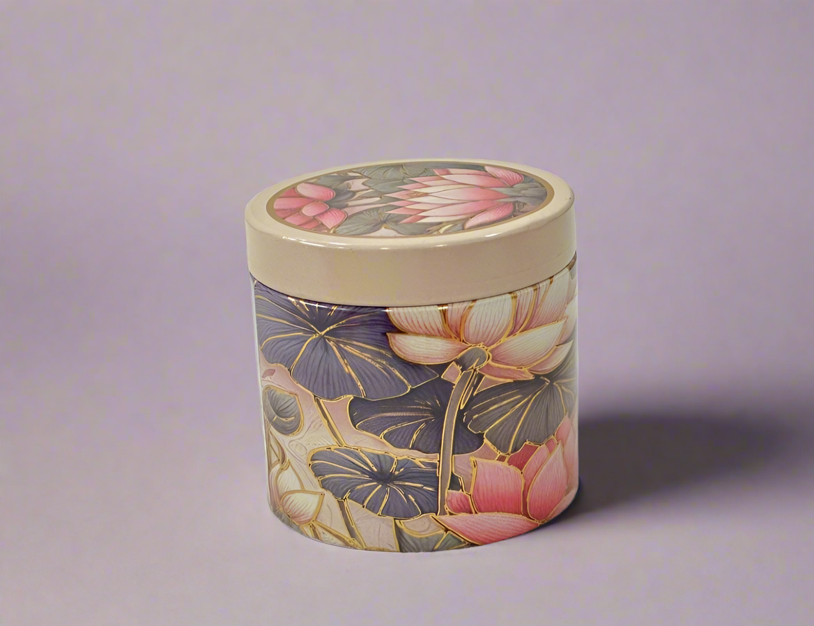 Lotus Print Airtight Container