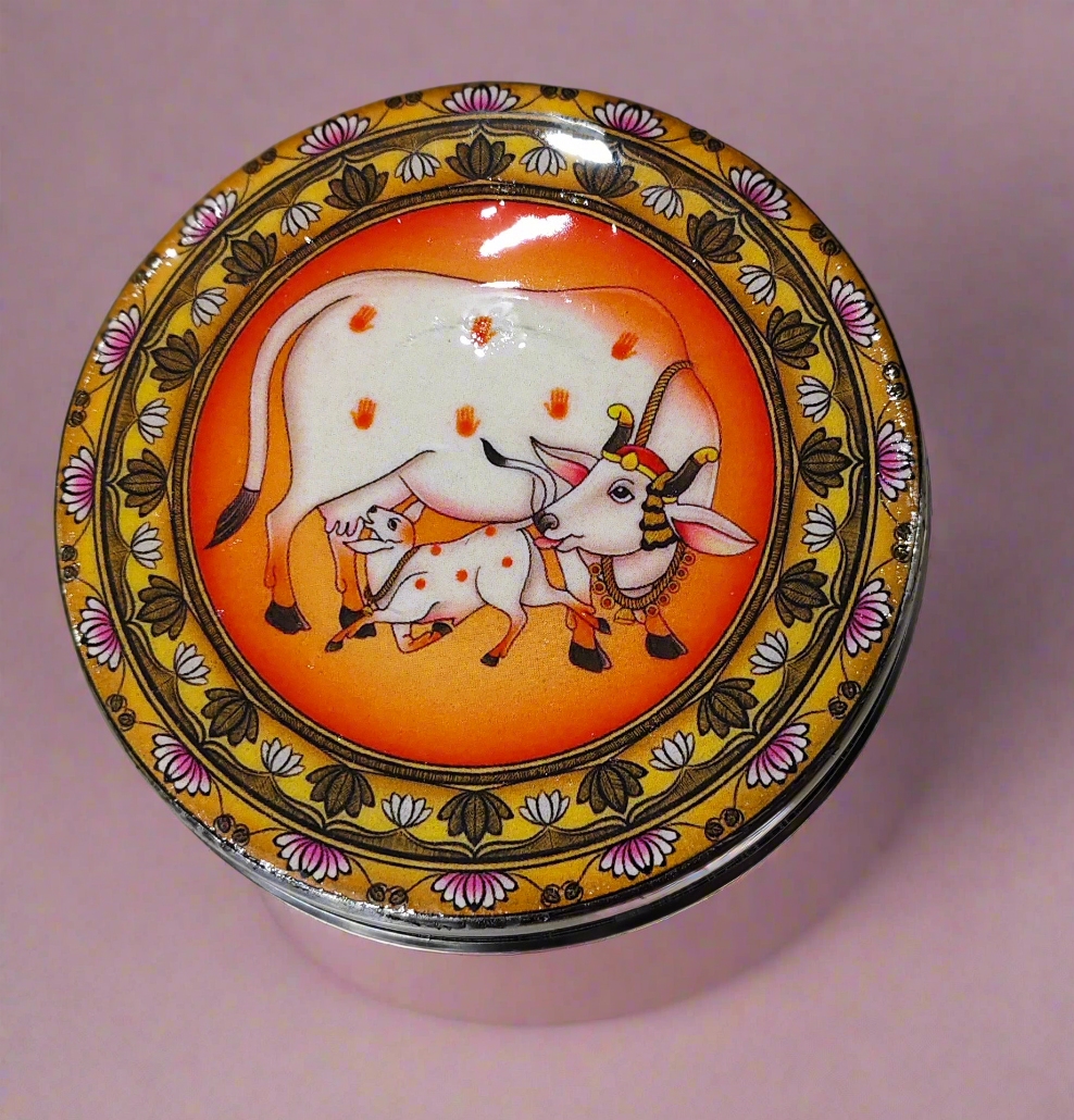 PRINTED STEEL TIFFIN BOX