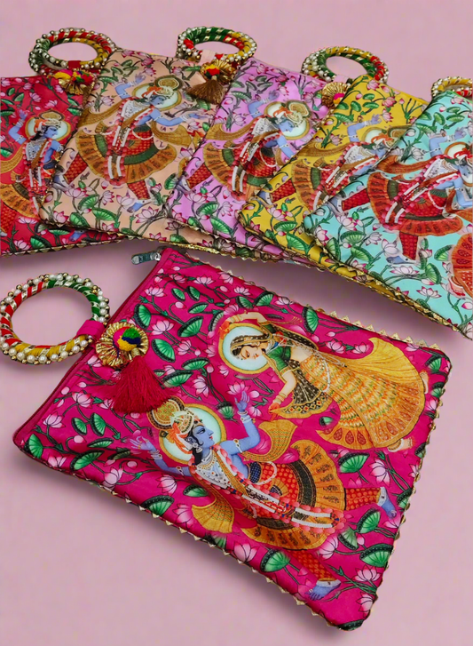 Embroidery Bag - Bangle Handle