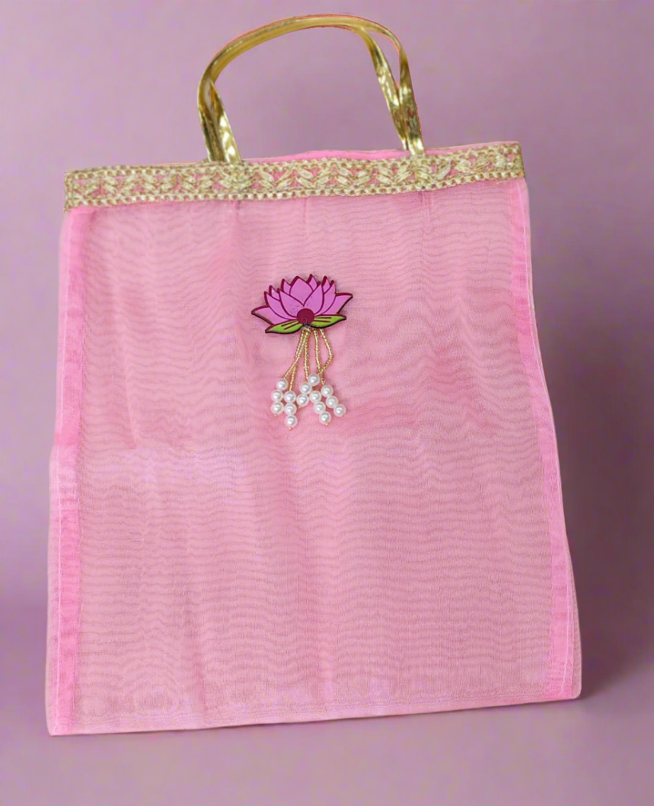 Lotus Organza Bag