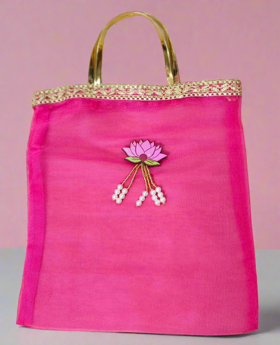 Lotus Organza Bag