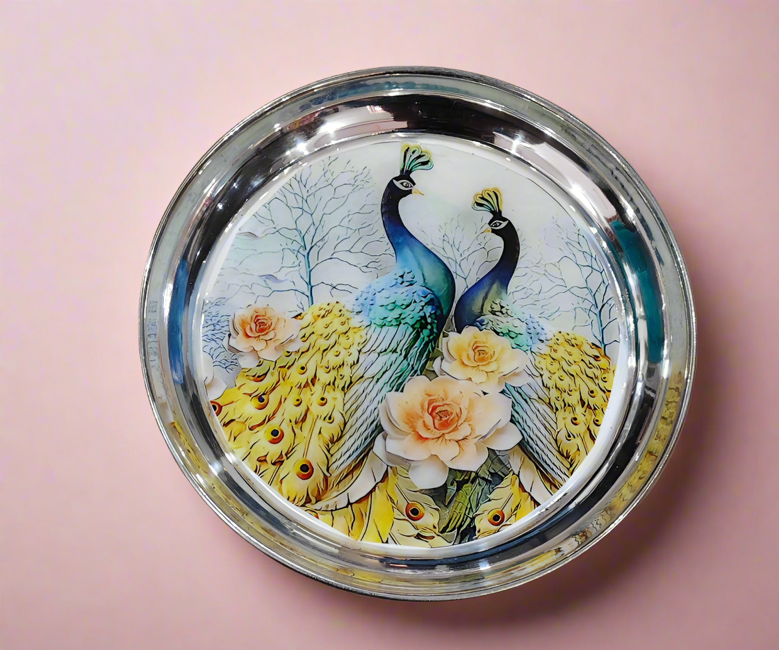 Peacock Digital Print Plates